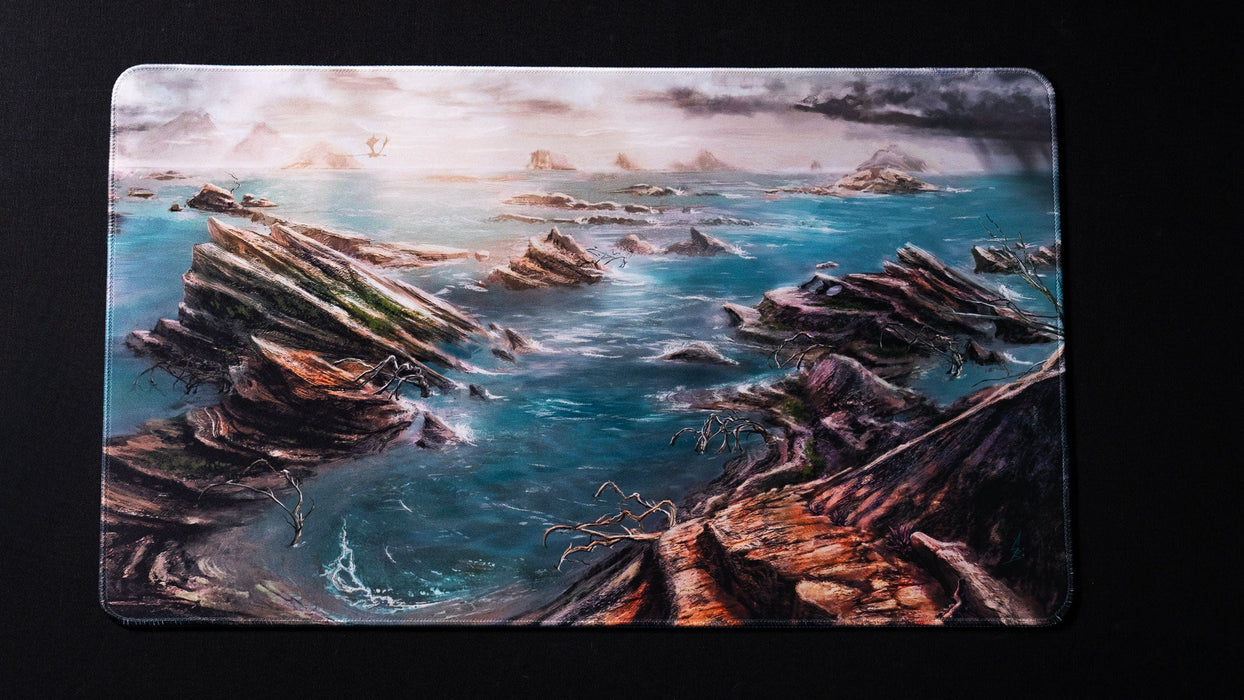 "Desolate Island" — Fallen Lands Playmat by Carlos Balarezo - for just $39.95! 