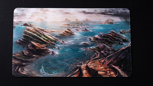 "Desolate Island" — Fallen Lands Playmat by Carlos Balarezo - for just $39.95! 