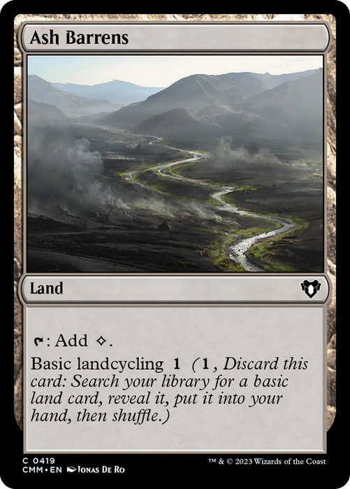 Ash Barrens (CMM-419) - Commander Masters - for just $0.03! 