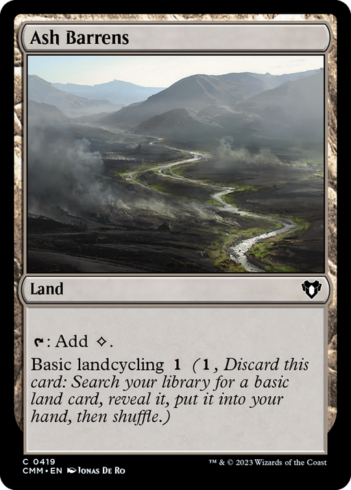 Ash Barrens (CMM-419) - Commander Masters - for just $0.05! 