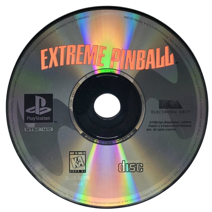 Extreme Pinball – PlayStation 1 (PS1)