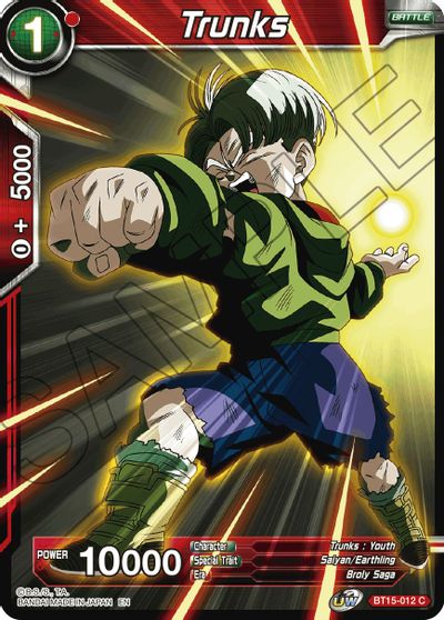 Trunks (BT15-012) [Saiyan Showdown] - for just $0.10! 