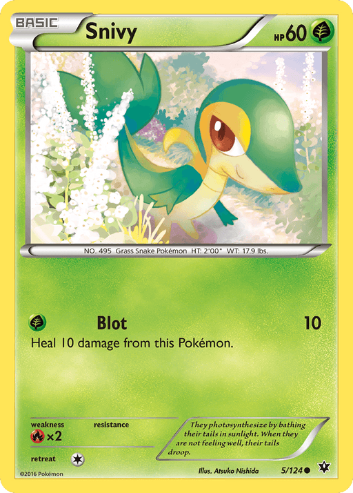 Snivy (5/124) [XY: Fates Collide] - for just $0.10! 