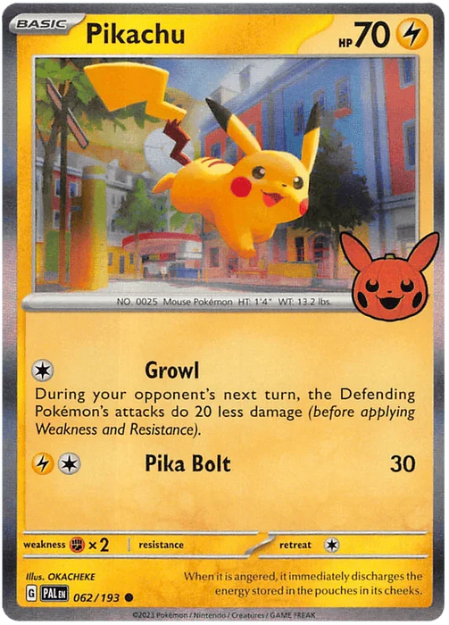 Pikachu (062/193) [Trick or Trade 2023] - for just $0.20! 