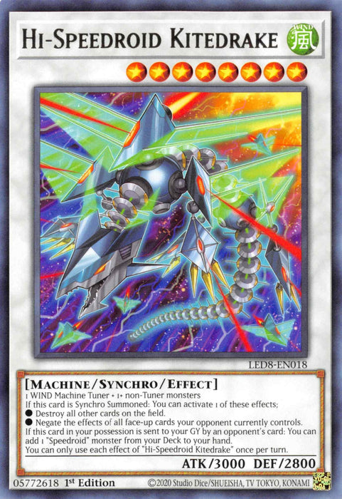 Hi-Speedroid Kitedrake [LED8-EN018] Rare - for just $0.10! 