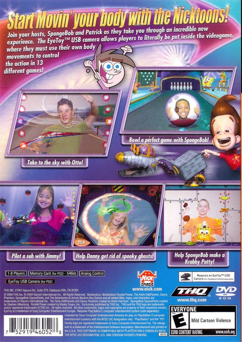 Nicktoons Movin' – PlayStation 2 (PS2) - for just $5.99! 