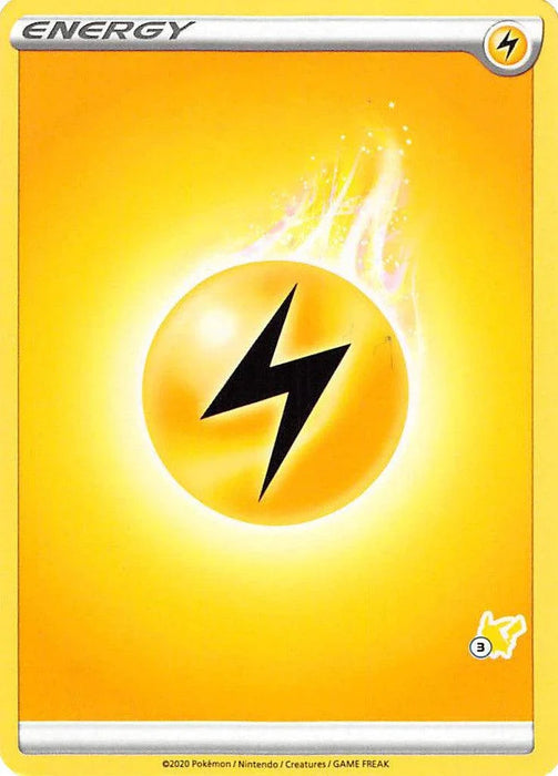 Lightning Energy (Pikachu Stamp #3) [Battle Academy 2022] - for just $0.10! 