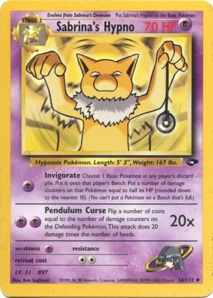 Sabrina's Hypno (56/132) [Gym Challenge Unlimited] - for just $1.95! 