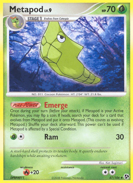 Metapod (47/106) [Diamond & Pearl: Great Encounters] - for just $0.25! 