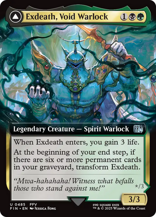 Exdeath, Void Warlock // Neo Exdeath, Dimension's End (FIN-485) - FINAL FANTASY: (Extended Art) - for just $0.60! 