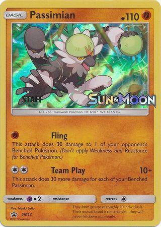 Passimian (SM12) (Staff Prerelease Promo) [Sun & Moon: Black Star Promos] - for just $7.40! 