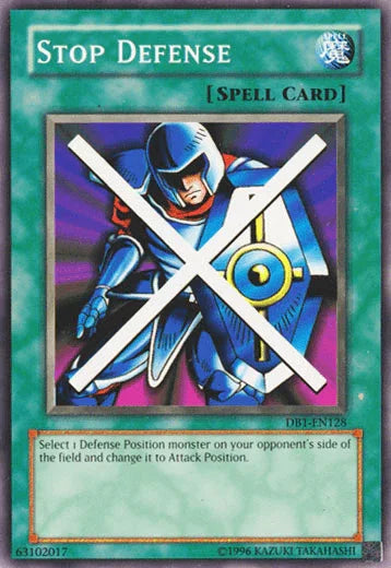 Stop Defense [DB1-EN128] Common - for just $0.30! 