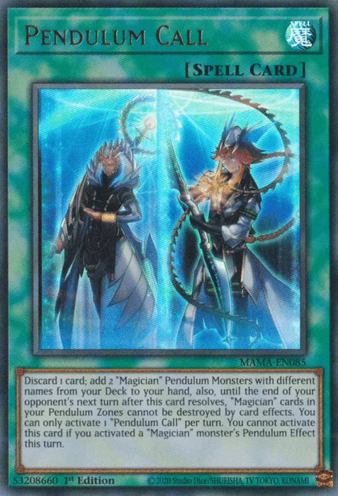 Pendulum Call [MAMA-EN085] Ultra Rare - for just $0.15! 