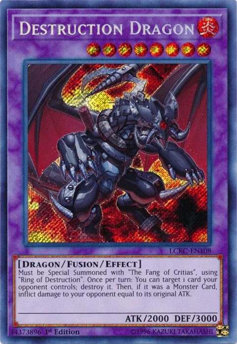 Destruction Dragon [LCKC-EN108] Secret Rare - for just $0.25! 