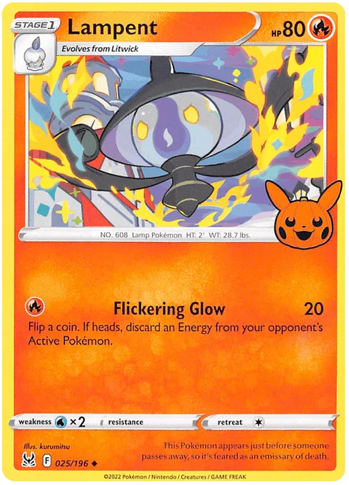 Lampent (025/196) [Trick or Trade 2023] - for just $0.10! 