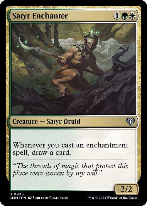 Satyr Enchanter (CMM-936) - Commander Masters - for just $0.31! 