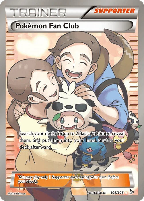 Pokemon Fan Club (106/106) [XY: Flashfire] - for just $9.95! 