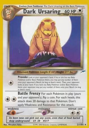 Dark Ursaring (21/105) [Neo Destiny Unlimited] - for just $5.20! 