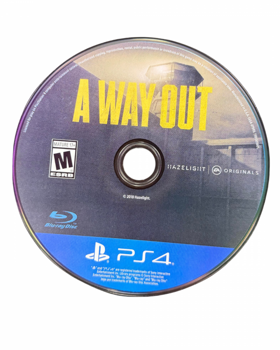 A Way Out – PlayStation 4 (PS4) - for just $49.99! 