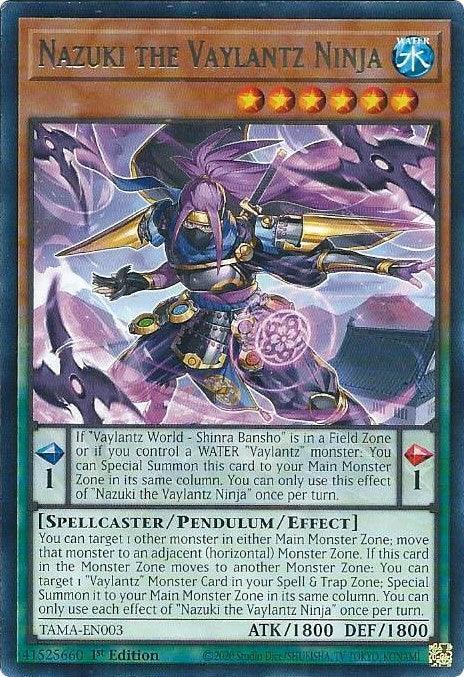 Nazuki the Vaylantz Ninja [TAMA-EN003] Rare - for just $0.10! 