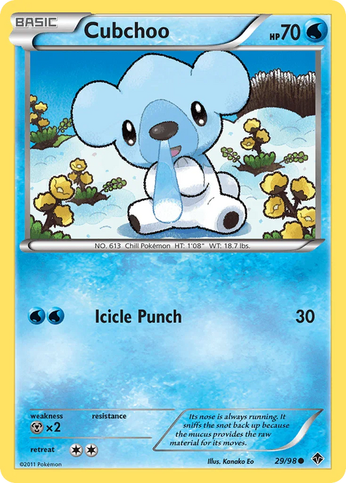 Cubchoo (29/98) [Black & White: Emerging Powers] - for just $0.20! 