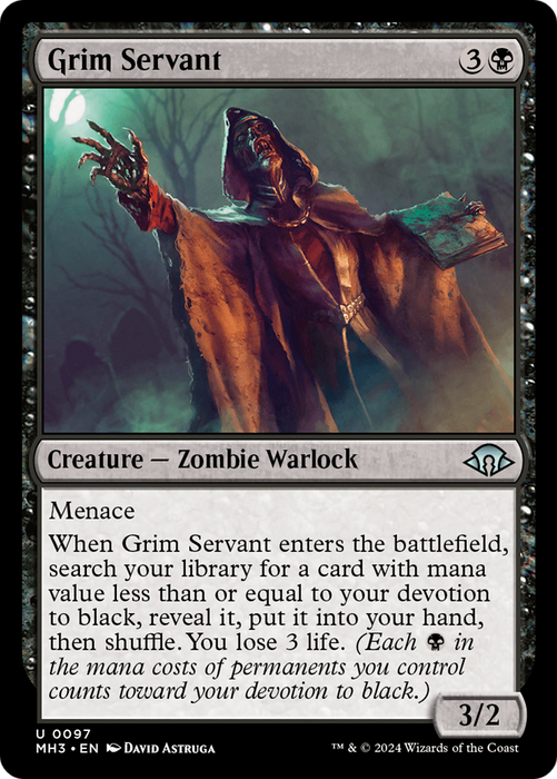 Grim Servant (MH3-097) - Modern Horizons 3 - for just $0.05! 