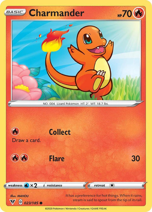 Charmander (023/185) [Sword & Shield: Vivid Voltage] - for just $0.15! 
