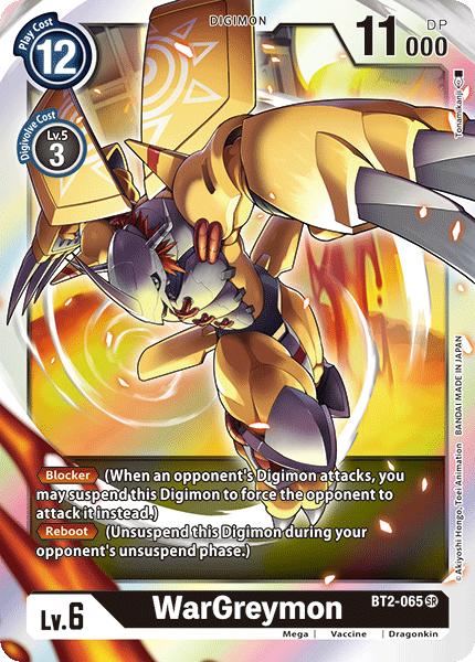 WarGreymon [BT2-065] [Release Special Booster Ver.1.0] - Just $0.09! Shop now at Retro Gaming of Denver