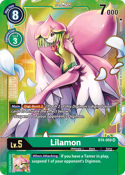 Lilamon [BT4-059] (Alternate Art) [Great Legend] - Just $0.35! Shop now at Retro Gaming of Denver