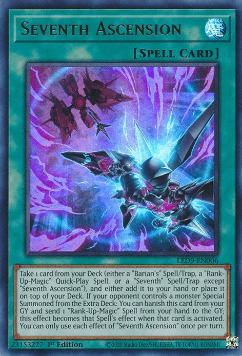 Seventh Ascension [LED9-EN006] Ultra Rare - for just $0.40! 