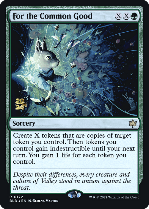 For the Common Good (PRE-172) - Bloomburrow Promos Foil - for just $0.55! 
