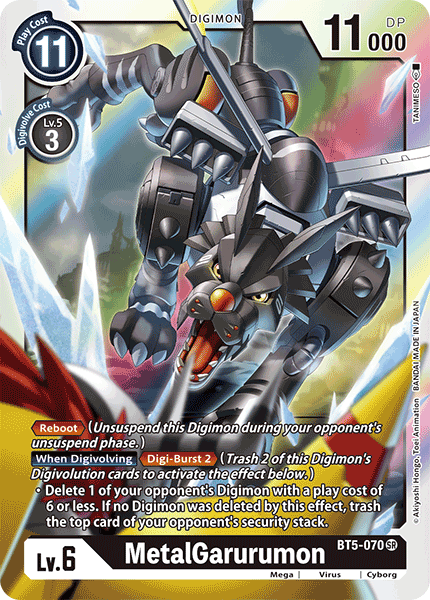 MetalGarurumon [BT5-070] [Battle of Omni] - Just $0.09! Shop now at Retro Gaming of Denver