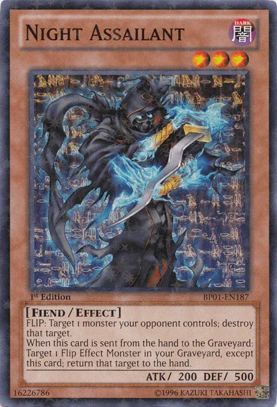 Night Assailant [BP01-EN187] Starfoil Rare - for just $0.20! 