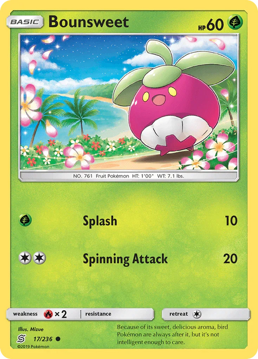Bounsweet (17/236) [Sun & Moon: Unified Minds] - for just $0.10! 