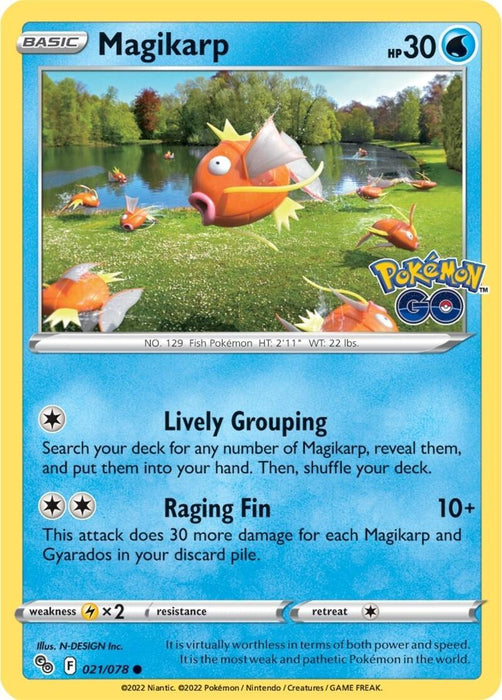 Magikarp (021/078) [Pokémon GO] - for just $0.10! 