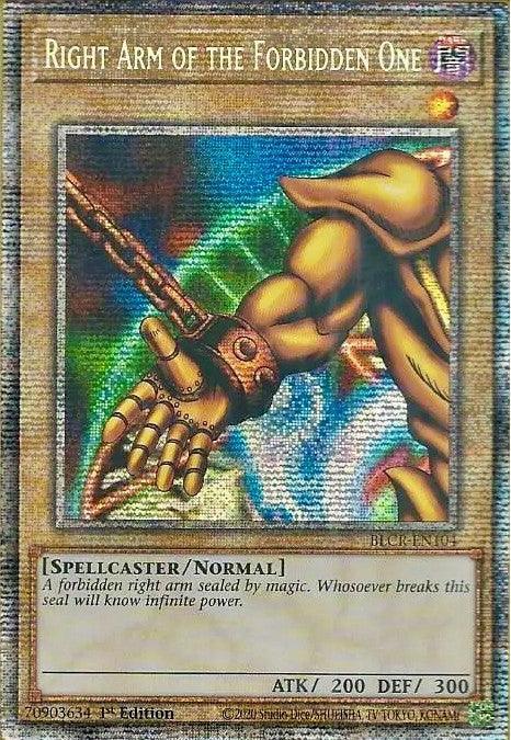 Right Arm of the Forbidden One [BLCR-EN104] Starlight Rare - for just $20.80! 