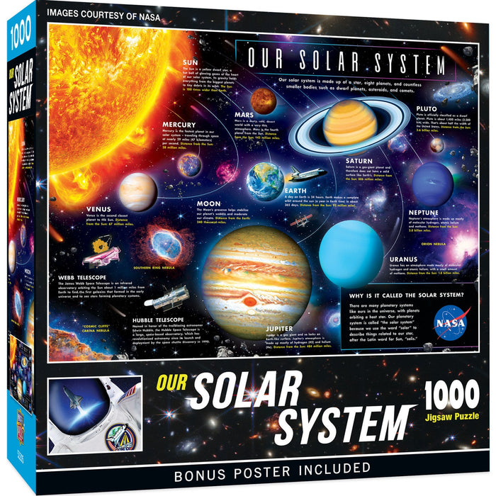 Our Solar System - 1000 Piece Jigsaw Puzzle - Just $16.99! Shop now at Retro Gaming of Denver