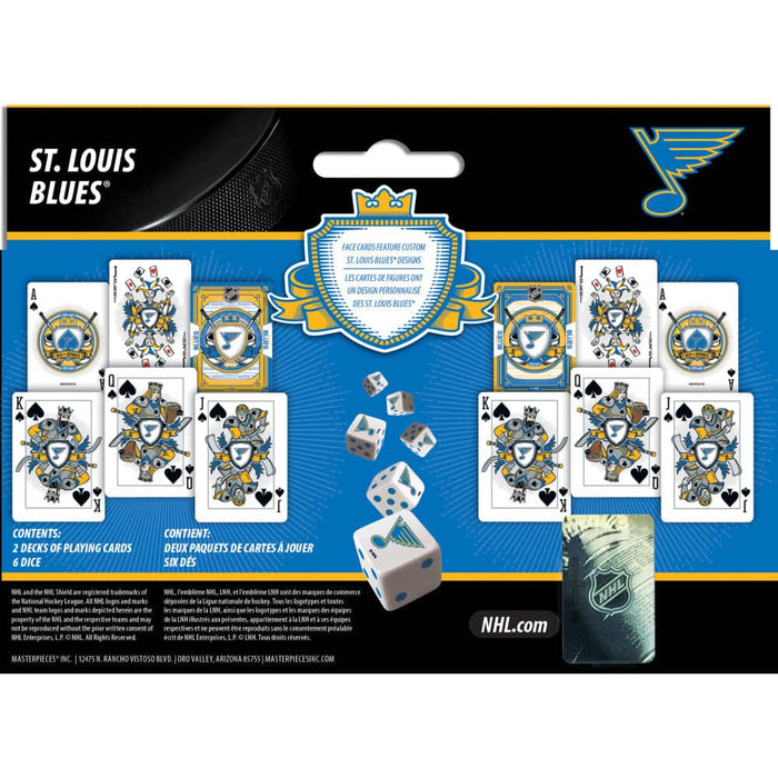 St. Louis Blues - 2-Pack Playing Cards & Dice Set - for just $19.99! 