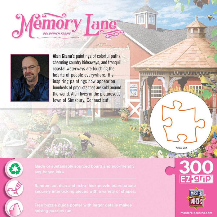 Memory Lane - Goldfinch Farms 300 Piece EZ Grip Jigsaw Puzzle - for just $14.99! 