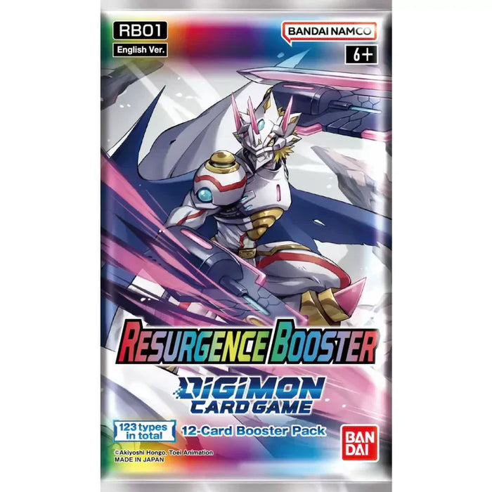Digimon Card Game Resurgence Booster RB01 Pack - Official Bandai TCG - for just $5.99! 