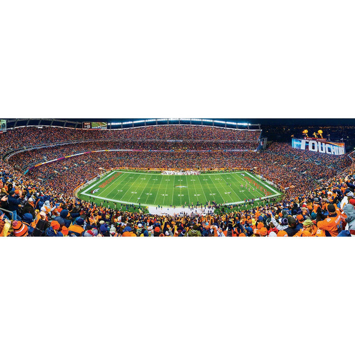 Denver Broncos - 1000 Piece Panoramic Jigsaw Puzzle - Center View - for just $19.99! 
