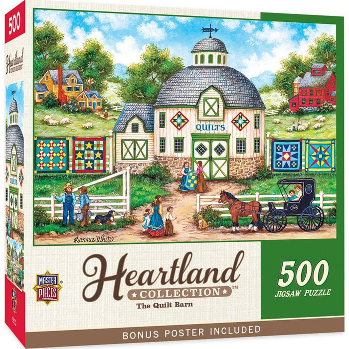 Heartland - The Quilt Barn 500 Piece Jigsaw Puzzle - for just $14.99! 