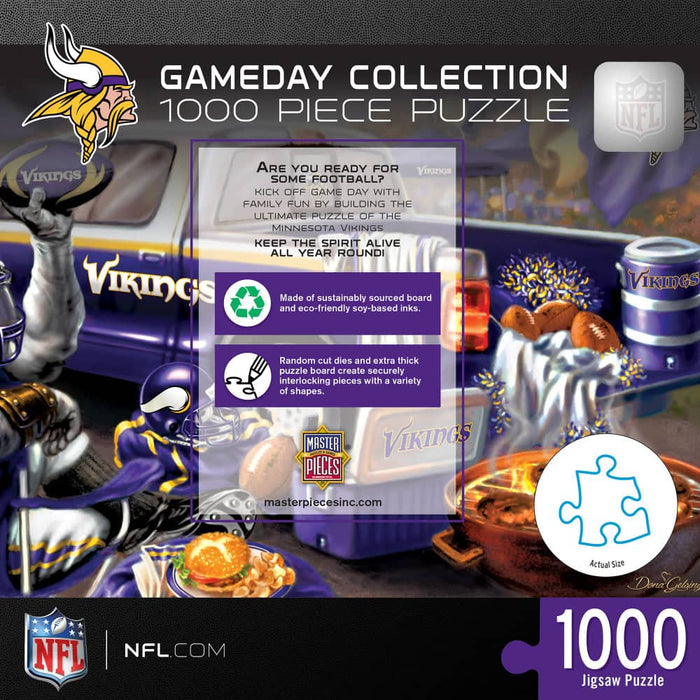 Minnesota Vikings - Gameday 1000 Piece Jigsaw Puzzle - for just $19.99! 