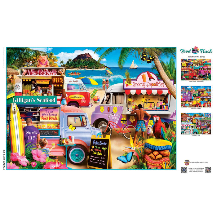 Food Truck Roundup - Surf's Up 1000 Piece Jigsaw Puzzle - Just $16.99! Shop now at Retro Gaming of Denver