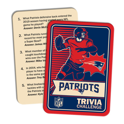 New England Patriots Trivia Challenge - Premium Card Games - Just $12.99! Shop now at Retro Gaming of Denver