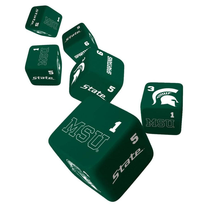 Michigan State Spartans Dice Set - 19mm - for just $7.99! 