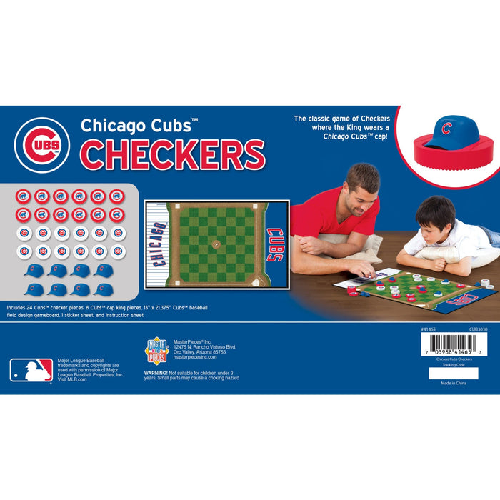 Chicago Cubs Checkers Board Game - Just $19.99! Shop now at Retro Gaming of Denver