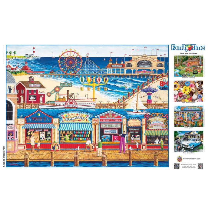 Family Time - Ocean Park 400 Piece Jigsaw Puzzle - for just $14.99! 
