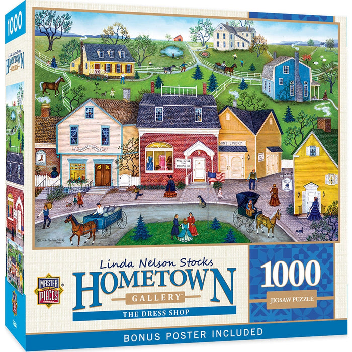 Hometown Gallery - The Dress Shop 1000 Piece Jigsaw Puzzle - for just $16.99! 