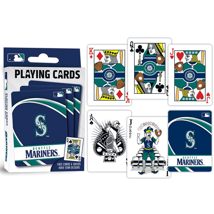 Seattle Mariners Playing Cards - 54 Card Deck - Just $6.99! Shop now at Retro Gaming of Denver